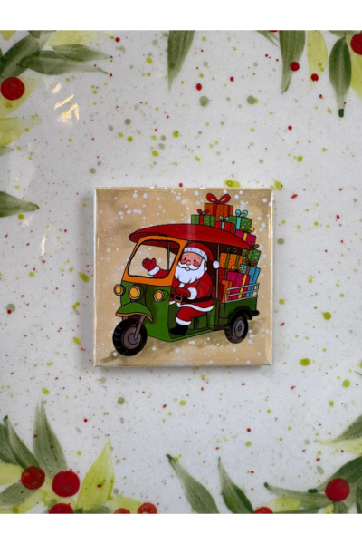 Fridge Magnet - Santa Tuk